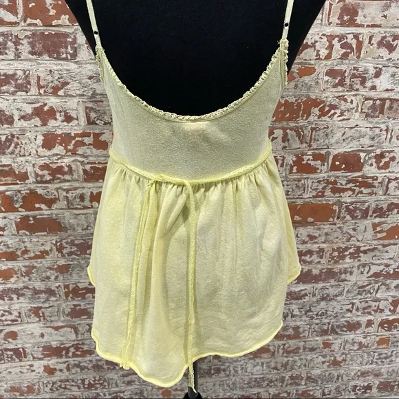 Free People| Old school FP Babydoll tank w/ embroidery - Picture 5 of 10